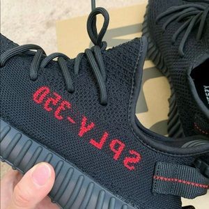 Adidas Yeezy Boost 350 V2 Black Red New With Box